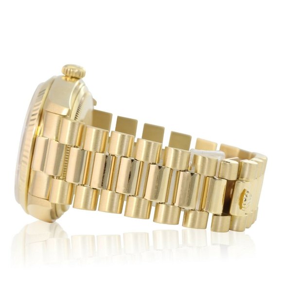 Rolex Mens Day-Date President Watch 18KY Gold Champagne Diamond Dial 18238 - Picture 7 of 9